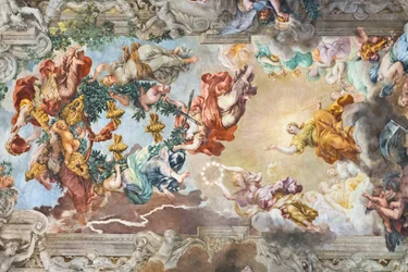 Le triomphe de la providence divine (détail)