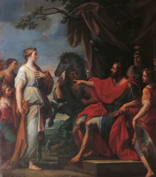 Clélie devant Porsenna, par Placido Costanzi
