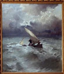 Tempête en mer