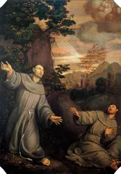 Extase de Saint François par Pomponio Amalteo (1505-1588)