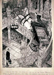 Allez dire à Son Excellence de sortir de la quatrième salle de fumeurs une minute, Jackson, et il verra exactement combien il se trompe dans cette histoire ennuyeuse sur le septième comte, publié dans Punch, 7 juin 1937