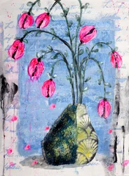 Fleurs roses éclatantes