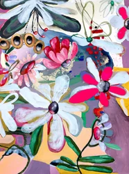 Abstrait floral éclatant