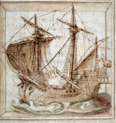 Caravelle. Manuscrit portugais