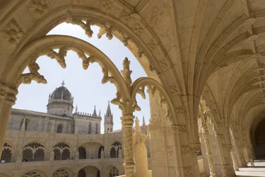 Partie de la galerie du cloître supérieur