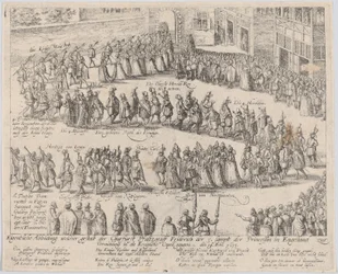 Procession de mariage pour le mariage d