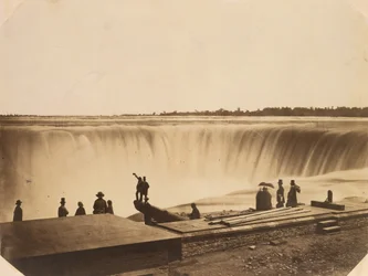 Chutes du Niagara, vers 1855