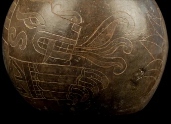 Vase à anse étrier / Culture Chavin (terre cuite)