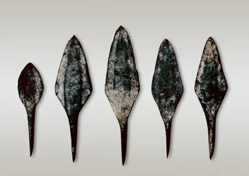 Culture argarique : pointes de flèches (métal)