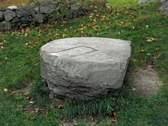 Civilisation des Camuniens, Préhistoire : autel des sacrifices. Période comprise entre le Néolithique et l