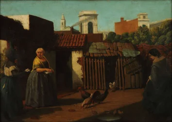 Cour de Buenos Aires en 1850