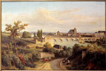 Le pont de Tours en 1833