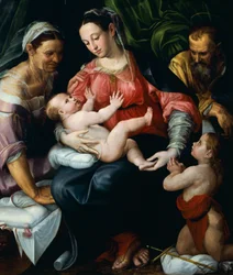 Sainte Famille, par Prospero Fontana (1512-1597)