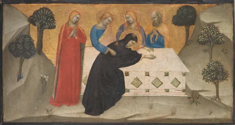 La Vierge évanouie et les trois Marie au tombeau du Christ