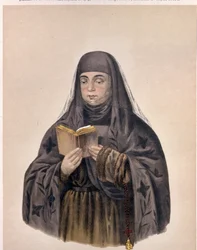 Portrait de la tsarine Eudoxia Feodorovna Lopukhina
