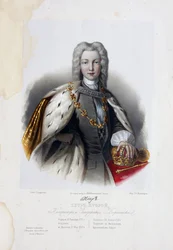 Portrait du tsar Pierre II de Russie 1715-1730