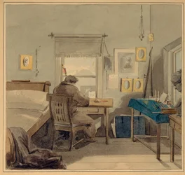 Au travail. Dans la maison de Pavel Nachchokine, 1824
