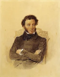 Portrait du poète Aleksandr Sergueïevitch Pouchkine