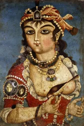 Une courtisane, vers 1830