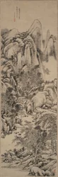Paysage dans le style de Huang Gongwang