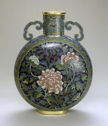 Flacon de lune (émail cloisonné)