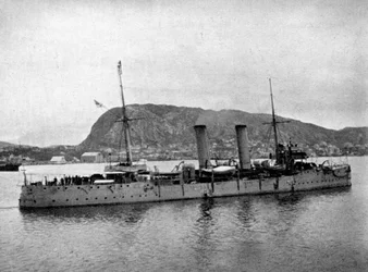 HMS Spartan au large de la Norvège, 1904-1908