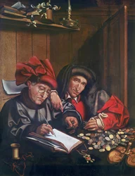Les Changeurs, vers 1530