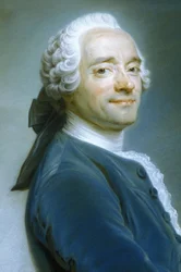 Quentin Latour (1704-1788) - autoportrait sur la dentelle à volants, vers 1751