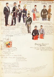 Uniformes du gouvernement provisoire de Bologne