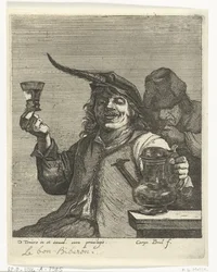 Homme buvant