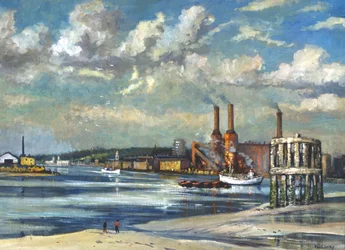 Marée basse, Deptford