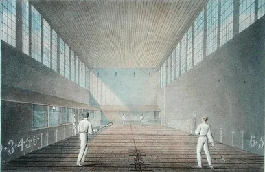 Le court de tennis réel à Lord