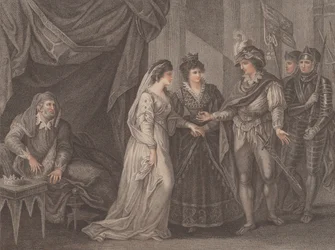 Conclusion du traité de Troye, où Henri V, roi d