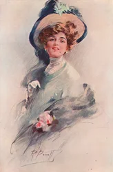 Une étude en couleur, vers 1908