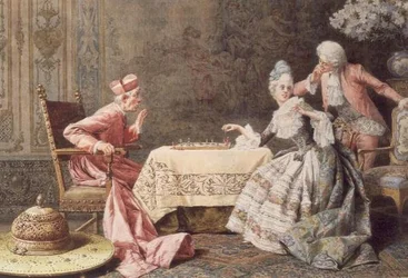 Jouer aux échecs avec le cardinal