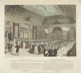 Dîner patriotique à Londres, 1813