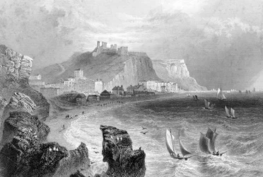 La côte à Hastings, East Sussex, 1840
