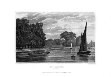 Jardins de Kew, Londres, 1829