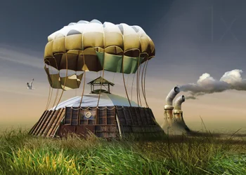 La maison fantaisiste du parachute