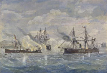 Combat naval entre le navire péruvien 
