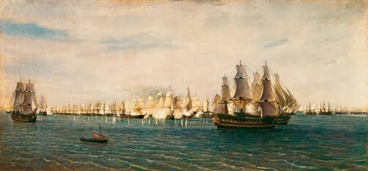 La bataille de Trafalgar, 21 octobre 1805