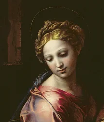 La Madone (détail de « La Sainte Famille » (La Perla), vers 1518)