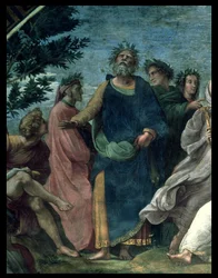 Le Parnasse, détail d