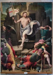 Résurrection du Christ, di Raffaellino del Colle