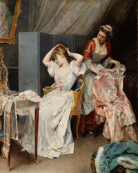 La Toilette, vers 1890-1900