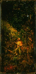 Figure dans un paysage
