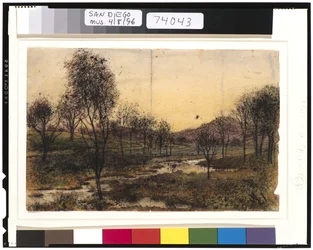 Arbres, collines et ruisseau, 1901-15
