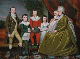 Mme Noah Smith et ses enfants