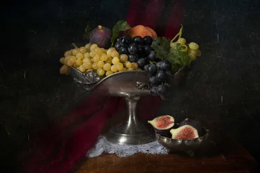 Nature morte vintage aux fruits