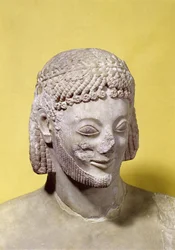 Tête du Cavalier Rampin, vers 550-540 av. J.-C.